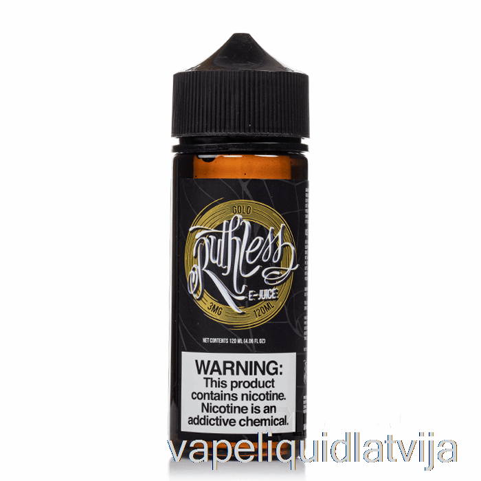 Zelts - Nežēlīgs Tvaiks - 120ml 0mg Vape šķidrums